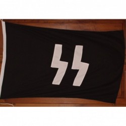 Bandiera SS 150x95 cm  di cotone con loghi stampati su ambo i lati