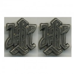 LSSAH shoulder boards insignia  silver  pair. Epaulet SS Leibstandarte ADOLF HITLER