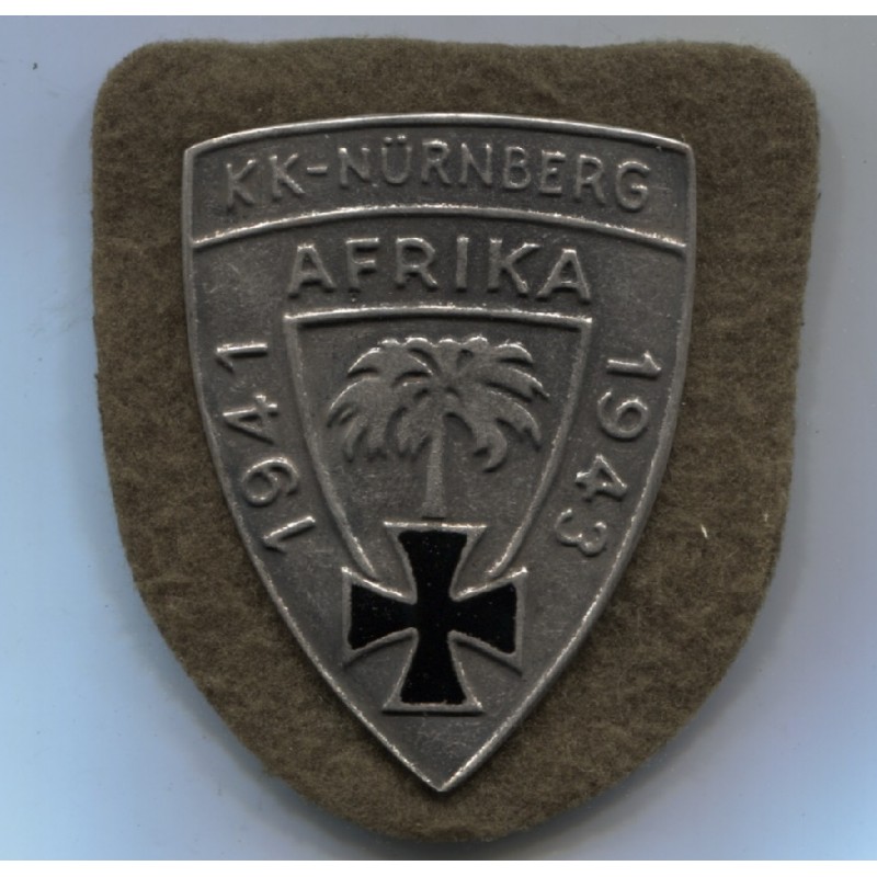 KK-Nürnberg Afrika 1941-1943 badge