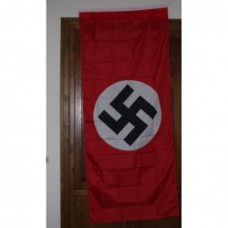 bandiera del partito 92x218 cm in poliestere con cordino