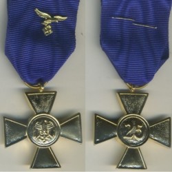 Croce oro al Merito di anzianit per 25 anni di servizio
