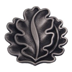 Oak Leaves in silver