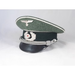 Army officer Heer visor cap