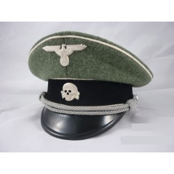 Waffen SS officer visor cap