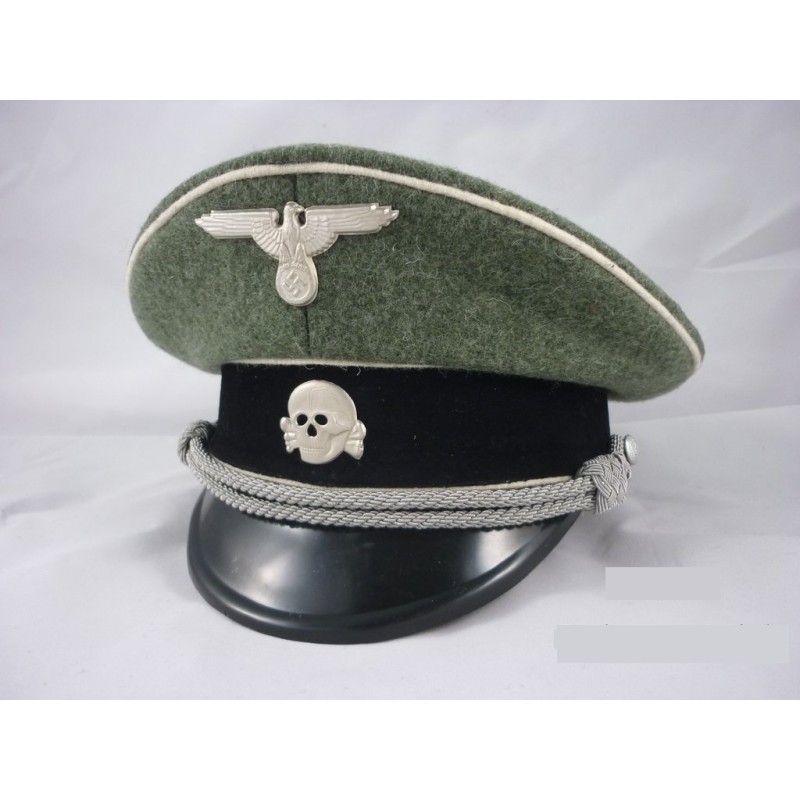 Waffen SS officer visor cap