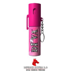 Pink anti-aggression spray
