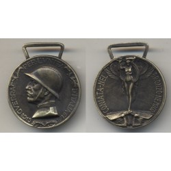 Medaglia commemorativa della guerra italoaustriaca 19151918. Coniata nel bronzo nemico