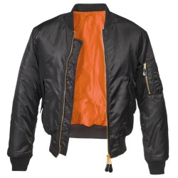 Chaqueta bomber negra