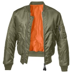 Chaqueta bomber verde