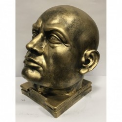 Bellissimo busto in polvere di marmo h cm 30