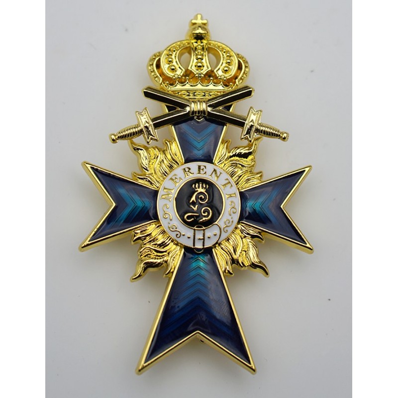 Croce di merito bavarese con grado ufficiale di spade