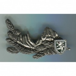 Distintivo del Battaglione Schtzen volontari della Stiria. Finitura argento