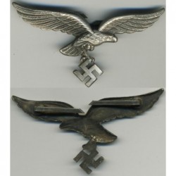 Eagle for hat in metal