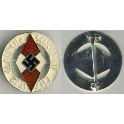 Enamelled badge of thr League of German Girls BDM  Belief  Beauty Section