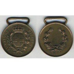 For military merit in the Italian Reign bronze