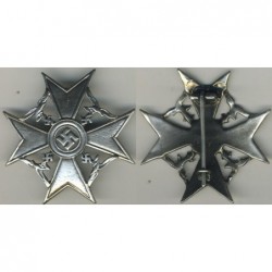 Silver iron cross without swords