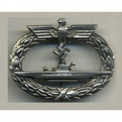 Submarine UBoot crew badge of the WW2