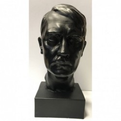 Adolf bust by marble 19 cm high dyed with black varnish