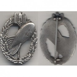 ARMY BALLOON BADGE IN SILVER
