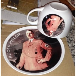 cup and plate Hitler