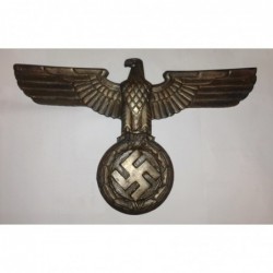 wall eagle made with bronzed or black the color depends on the availiability resin