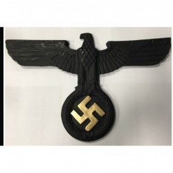 wall eagle made by resin dyed with black the color depends on the availiability resin