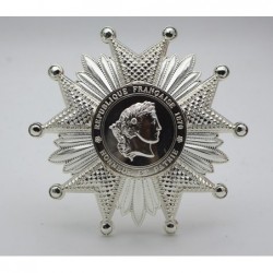 French Legion of Honor 1870 Breast Star in Silver