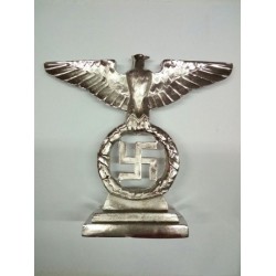 Silver eagle for desk 15 cm high