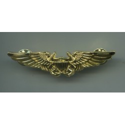 Us usmc aviation officer pilot gold wing gold badge pin