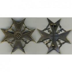 Zivile Bronze Spanien Kreuz