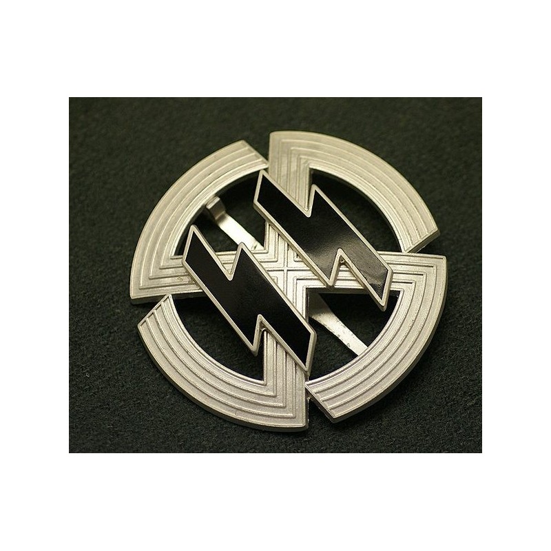 Distintivo argento di membro di onore delle SS. Istiuito da Himmler nel 1943. Spillo piatto e marchio RZM MI25