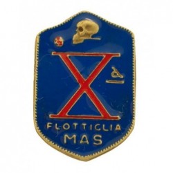Enamelled badge of the Tenth Flotilla Mas. Finishing