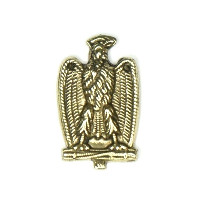 Pair of badges for insignia of the Voluntary Militia for national security 14x22 mm