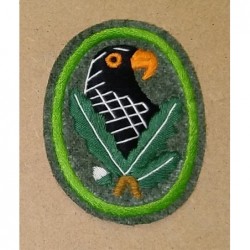 Sniper embroidery Badge 1st Class with gold trim
