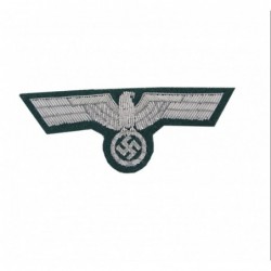Officer breast eagle insignia. Metal thread embroidery.