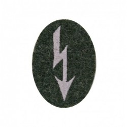 Signal troops sleeve patch  field green