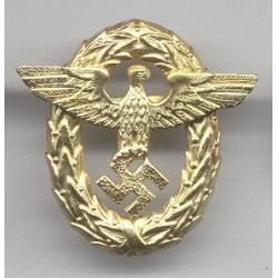 Polizia fregio da berretto da ufficiale