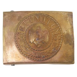 Kriegsmarine belt die struck buckle