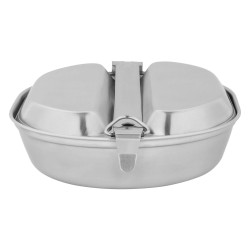 US Army M-1942 Meat Can steel mess tin
