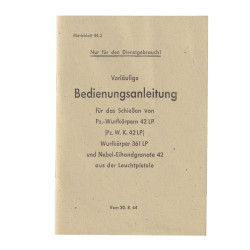 Leuchtpistole granate, manual