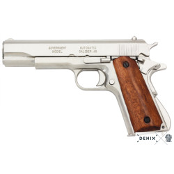 denix replica M1911 gun chromed