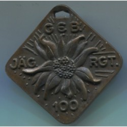 Piastrina commemorativa in ottone