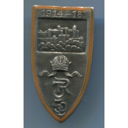 Distintivo 59 reggimento di fanteria Arciduca Rainer. Dimensioni: 20x40 mm