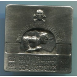 Distintivo sturmtruppe Ungheresi Sturmbaon 81. Dimensioni: 30x30 mm