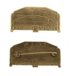 Distintivo Belgrado 3 Armee. Kappen commemorativo della cattura di Belgrado 1915. Dimensione 57x30 mm