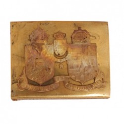 Fibbia della cintura M1915 austroungarica.  molto resistente